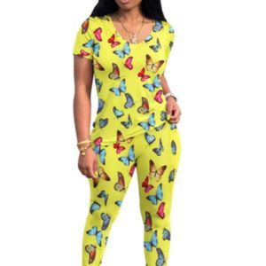 Women's Summer 2 Piece Tie Dye Tracksuit